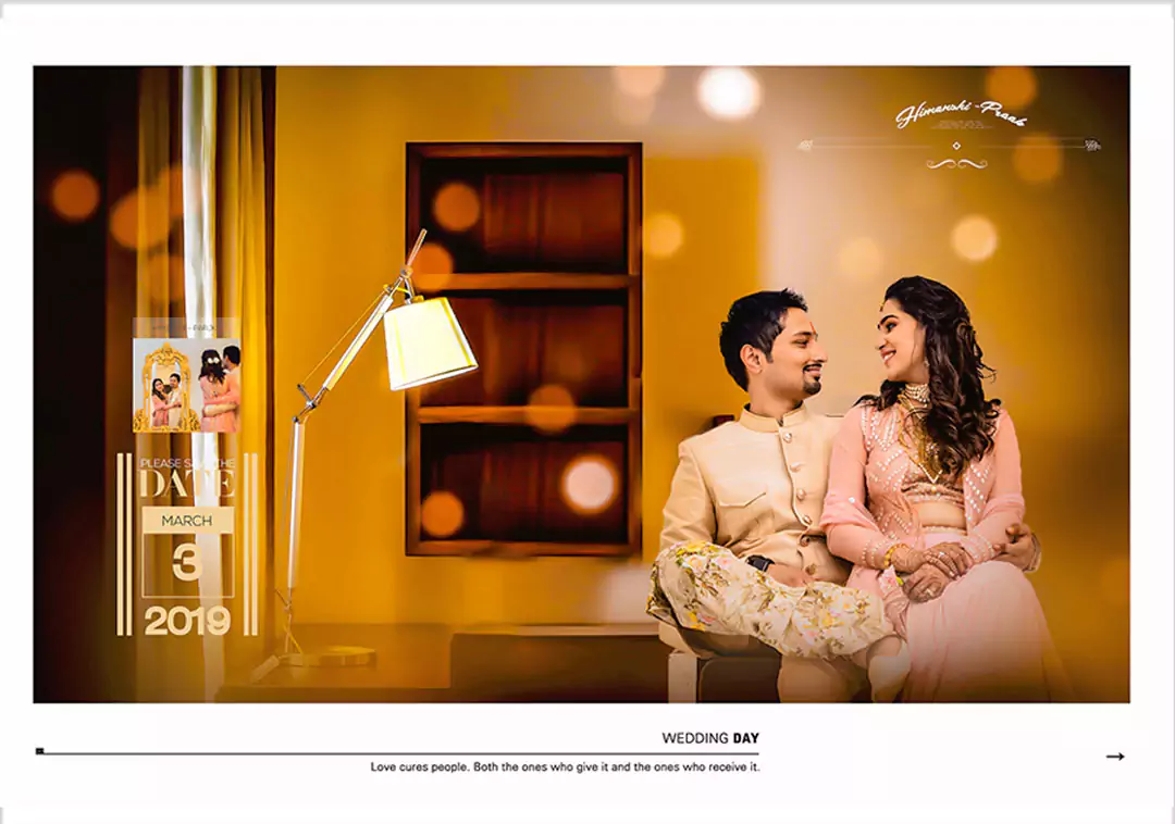 Bride Groom portrait DM photo album
